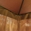 3x4M Garden Metal Gazebo Marquee Patio Party Tent Canopy Shelter w/ 2-tiers Roof