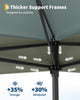 4x4M Pop Up Garden Gazebo Outdoor Party Tent Canopy With Sides Heavy Duty