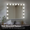 Bluetooth Hollywood Light Up Vanity Mirror with Lights Tabletop Wall LED Mirror