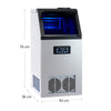 CRENEX 230W 58kg Commercial Ice Maker Ice Cube Machine Restaurant Bar Club