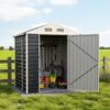 3-10FT Galvanised Garden Storage Shed Outdoor Apex /Pent Roof Log Tool House Box