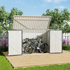 Garden Large Metal Pent Roof Storage Shed Lockable Outdoor Tool Bike Wheelie Bin