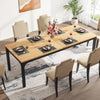 200cm Rectangular Dining Table for 6-8 Person Long Narrow Kitchen Dinner Table