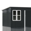 9 x 6ft Large Metal Shed Outdoor Garden Tools Storage House with 2 Door & Window