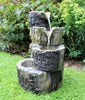 Garden Water Feature Fountain LED Lights Indoor Outdoor Statues Ornament Cascade
