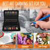 120 Colored Professional Artist Pencils Set Drawing Sketching Colouring Art Kit
