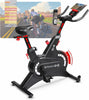 Smart Exercise Spinning Bike 8kg Flywheel, Stationary Bike with Phone Holder