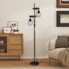 2 Light Vintage Floor lamp Industrial Standing Reading Light Living Room Bedroom