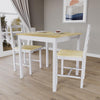 Solid Wooden Dining Table and 2 4 Chairs Set Home Kitchen Furniture