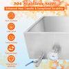 Maple Syrup Evaporator Pan 30 x 16 x 19 Inch w/ Thermometer 3/4" Throttle Valve