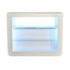 Fiesta High Gloss Bar Table Unit In White With LED Lighting