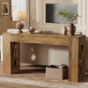 63-Inch Console Table with 2 Drawers Farmhouse Narrow Entryway Table for Hallway