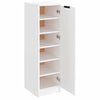 Modern Wooden Narrow 1 Door Hallway Shoe Storage Cabinet Unit Organiser Wood