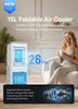 4 in 1 Portable Air Cooler | Air Conditioner | 15L Water Tank | 3 Speed