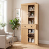 Freestanding Kitchen Accent Storage Cabinet w/Adjustable Shelves