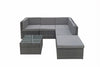 Signature Weave Dark Grey Outdoor Garden Modular Corner Sofa Set RRP £899