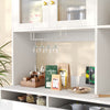 Multi-Purpose Kitchen Storage Cabinet w/ Cupboard Cabinets Drawers Shelves White