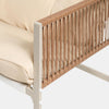 Garden Furniture 5 Seater Corner Sofa Table Set Cushioned Outdoor Patio Natural