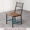 Dining Table Set for 4,Rectangular Table with Upholstered Chairs& Storage Benche