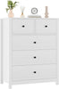 5 Drawer Dresser for Bedroom, Modern Tall Storage Organizer for Entryway Hallway