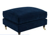 Brand new Set of soft lounge furniture Navy Velvet 3+2+love seat with footstool