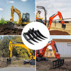 Mini Excavator Attachment Mini Digger Rake 450mm / 25mm Pins Mini Grabber