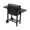 Large Charcoal BBQ Grill Smoker Trolley Portable Outdoor Garden Barbecues Grill