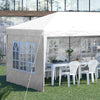 3 x 6m Heavy Duty Gazebo Marquee Party Tent with Storage Bag Grey