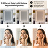 Dressing Table With 6 Drawers LED Mirror Set Makeup Desk Vanity Table Nbuzmzkixd