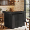 Black L-Shaped Home Unit, 4-Tier Corner Table For Home USE!