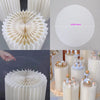 Folding Paper Cylinder Plinths Acrylic Pedestal Cake Stand Flower Display Holder