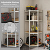 4-Tier Adjustable Corner Shelving Unit Garage Storage Utility Rack
