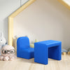 2 in 1 Kids Sofa Set Table and Chair Set Toddler Armchair Seat