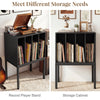 Record Player Stand Turntable Stand with Vinyl Storage Shelves for Living Room