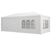 6 x 3(m) Outdoor Gazebo Canopy Party Tent with 6 Removable Side Walls for Garden