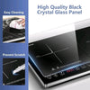AMZCHEF 2800w Double Induction Hob, Portable Induction Cooker Ultra-Thin Body