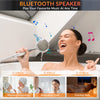 Round Bathroom Mirror with Bluetooth Demister Illuminated 3 LED Lights 600x600mm