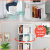 159cm Rotating Bookshelf 5-Tier Rack Display Floor Standing Bookcase Toy Storage