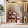 6-Cube Modular Wire Storage Unit,Closet Organizer Shelve for Bedroom,Living Room