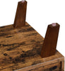 Industrial Rustic TV Cabinet Media Stand Unit w/ 2 Doors & 2 Adjustable Shelves