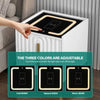 Modern LED Bedside Table with 2 Drawers Bedside Cabinet with Wireless Charging