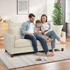 Modern 2/3 Seater Corduroy Sofa Bed with 2 Bolster Home Room Recliner Couch Sofa