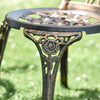 Cast Aluminium "Blossom" Bronze Two Seater Bistro Set
