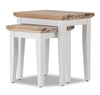 Nest of 2 Tables Set of Sofa Coffee Side Tables Wooden Lamp Stand Florence Furni