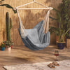 Hanging Chair Outdoor, Grey Garden Swing Seat with Attachments, VonHaus