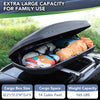 Rooftop Cargo Box Carrier 14 Cubic Hardshell Rooftop Cargo Carrier Universal Car