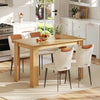 COSTWAY 120 CM Dining Table for 4-6 People Wooden Rectangular Table