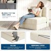 4-in-1 Folding Sofa Bed Convertible Lazy Floor Couch Futon Mattress Single Guest