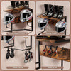 Motorcycle Helmet Holder Wall Mounted Helmet Holder Wall Mount with Helmet Rack