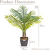 Artificial Areca Palm Tree Natural Looking Faux Plant in Pot 2ft 3ft 4ft 5ft 6ft